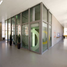 Menuiseries coupe-feu vitrées EI30 ou EI60 avec montants et traverses | MEYVAERT CLASSIC FFR