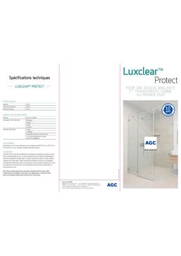 Verre anticorrosion pour portes de douches | Luxclear Protect