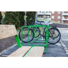 Support à vélos en acier galvanisé peint pour 2 vélos | FORUM 2586.900A