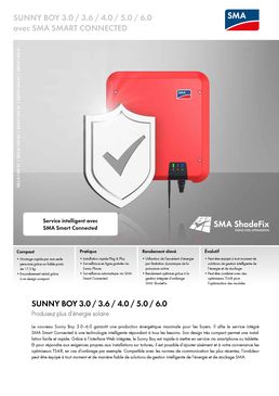 Onduleur pour systèmes photovoltaïques | Sunny Boy 3.0/4.0/5.0/6.0