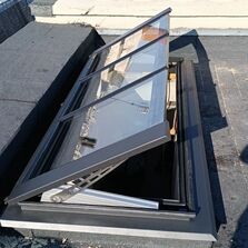 Trappe en acier pour accès toit-terrasse | Cast PMR