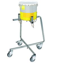 Porte-seau à roulettes pour peinture