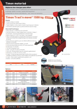 Tracteur pousseur motorisé Tract'n'Move 1500 kg | Timon TM15