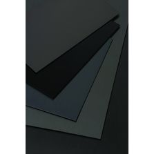 Zinc laminé cuivre-titane en cinq nuances noires | Collection Noire