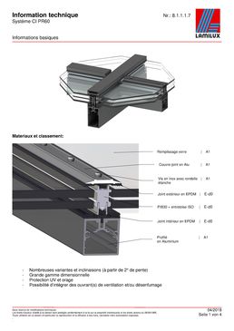Verrières de toiture hautes performances à structure modulable pour toiture de 5 à 90° | LAMILUX Glass Roof PR60