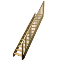 Escalier Aria droit rampe Idéal | LAPEYRE SERVICES