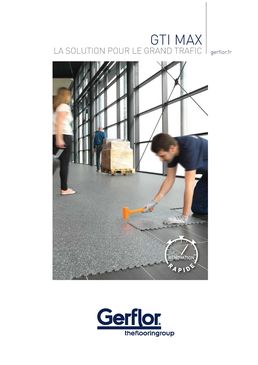 Dalle vinyle amovible résistant au trafic intense | GTI Max 2017
