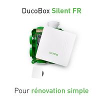VMC simple flux hygrovariable pour la rénovation simple | DucoBox Silent FR