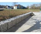 Gabion architectonique prérempli en galets naturels de Bourgogne prêt à poser | Gabion architectonique galets