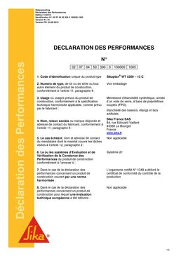 Membrane d'étanchéité pour étangs de baignade et bassins | Sikaplan WT 5300-13C