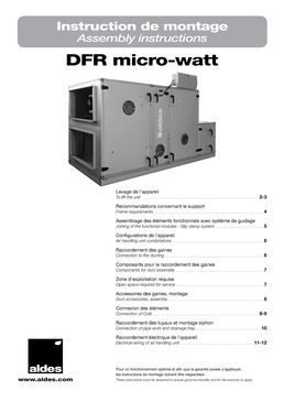 Centrales double flux pour milieux tertiaires jusqu'à 15 000 m3/h | DFR micro-watt