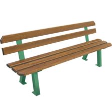 Banc de jardin public Seattle