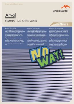 Revêtement organique anti graffiti sur panneau | Flontec