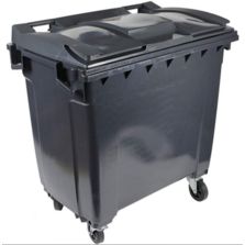 Conteneur poubelle 770L 4 roues