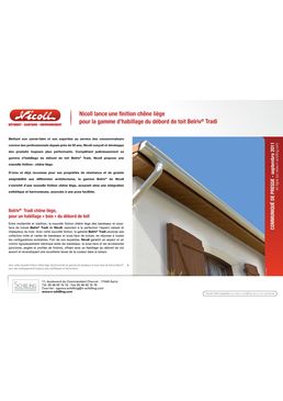 Habillage et protection de débord de toit en PVC pour le neuf ou la rénovation | Belriv Tradi