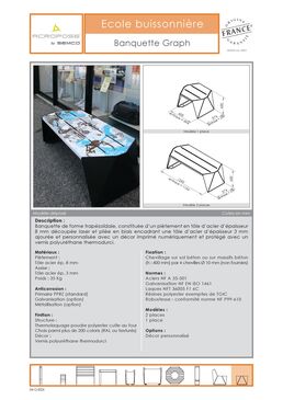 Banquette urbaine | Banquette Graph en acier avec décor personnalisable