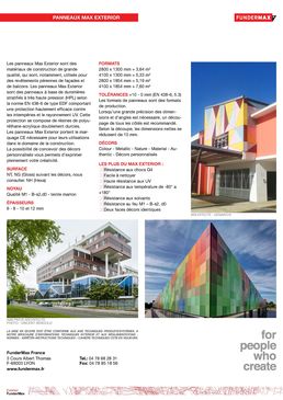 Panneaux Design & architecture durable | Max Exterior Label Biosourcé