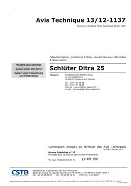 Désolidarisation sous carrelage en rénovation intérieure | Schlüter-DITRA 25