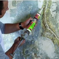 Enduit prêt à l'emploi en cartouche pour traitement des fissures | Toupret Fibacryl Cartouche