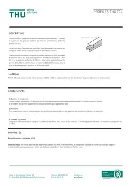 Ossatures métalliques pour plafonds | Profilés T24