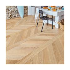 Parquet chêne clair contrecollé finition vernis mat | Point de Hongrie 139