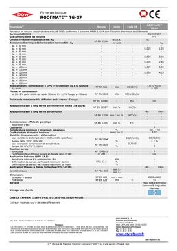 Panneaux pour isolation thermique par l’extérieur des façades et toitures | ROOFMATE TG-XP