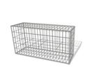 Mur de clôture avec mailles mixtes et ligature spirale | GABION-KIT OPTIMIZED CLOTURE