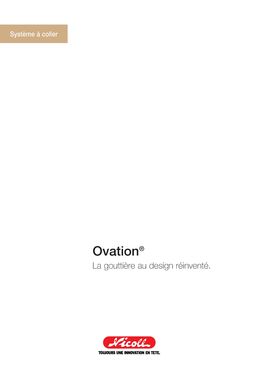 Gouttières PVC en forme de corniche | Ovation