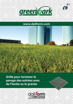 Grille de pavage pour véhicules avec pelouse | Green Park