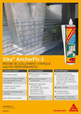 Résine de scellement chimique | Sika Anchorfix-2