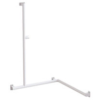 Barre de douche d'angle Pellet en aluminium modulable en T ou en L  | 049925
