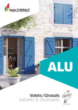 Volet coulissant en lames de bois et cadre aluminium | Medley Bois