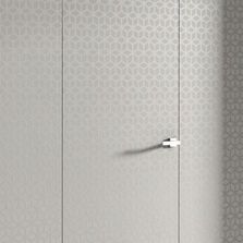 Kit de finition Scrigno à peindre pour porte coulissante simple et double | Kit couvre joint en MDF