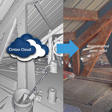 Plateforme de gestion de points générés par les scans laser terrestres | Cintoo Cloud 