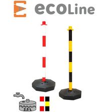 Poteaux de balisage PVC base à lester | POTPVC1