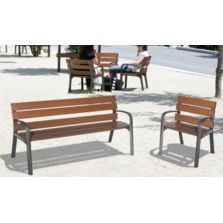 Banc d'extérieur design Modo 180 cm