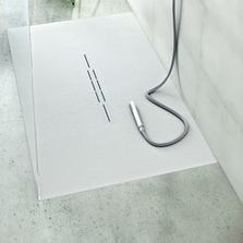 Receveur de douche gamme Silex Privilège extra-plat et cadre recoupable | FIORA-SGPB 