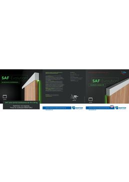 Système coulissant droit pour portes en bois | SAF- Evolution  