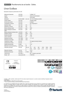 Dalles de moquette | Linon  