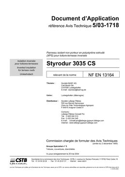 Panneau isolant XPS polyvalent à surface lisse et rebords | Styrodur 3035 CS