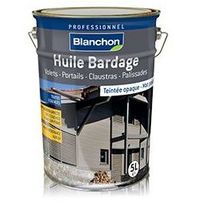 Huile d'imprégnation pigmentée pour protection de bois | Huile Bardage Teintée Mat poudré