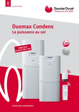 Colonne gaz condensation avec ballon intégré de 90 à 150L | DuoMax Condens 