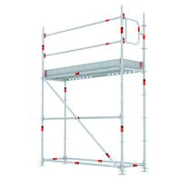 Echafaudage léger et résistant à montage sans outil par clips sécurisés | Uni-Safe