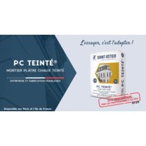Mortier-enduit teinté plâtre et chaux pour rénovation de façade 2 en 1 | PC Teinté