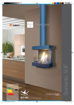 Poêle à gaz suspendu | Sorrento 50F Italkero 
