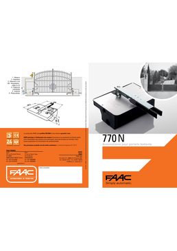 Moteur enterré pour portail battant | 770 N 