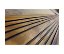 Lames de terrasse en bois à rainures colorées | Combo