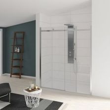 Paroi avec 1 volet coulissant sans seuil – 160 cm | KINESTYLE C