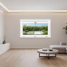 Abattant de fenêtre en bois | Abattant de fenêtre pin ODE blanc sur mesure