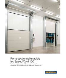 Portes sectionnelles rapides Iso Speed Cold 100